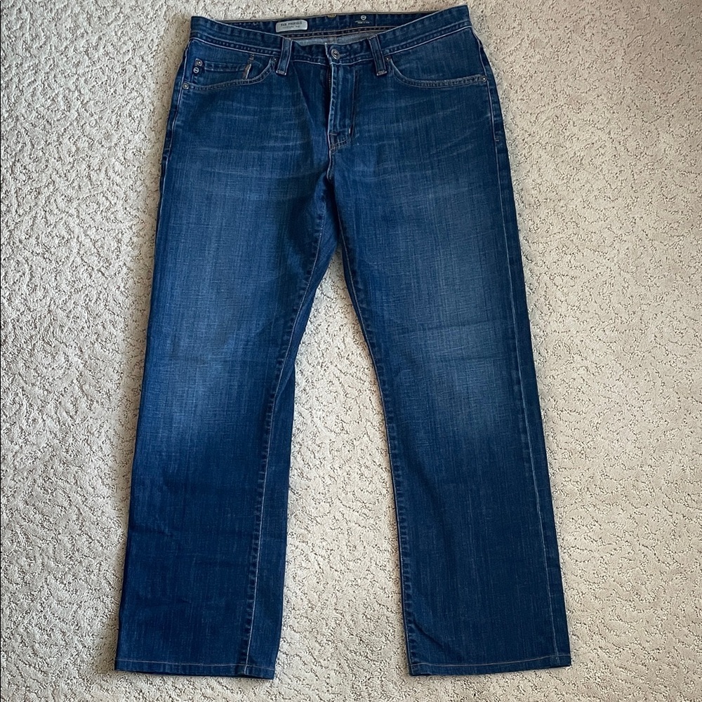 AG Adriano Goldschmied Dark Blue Protege Straight Jeans